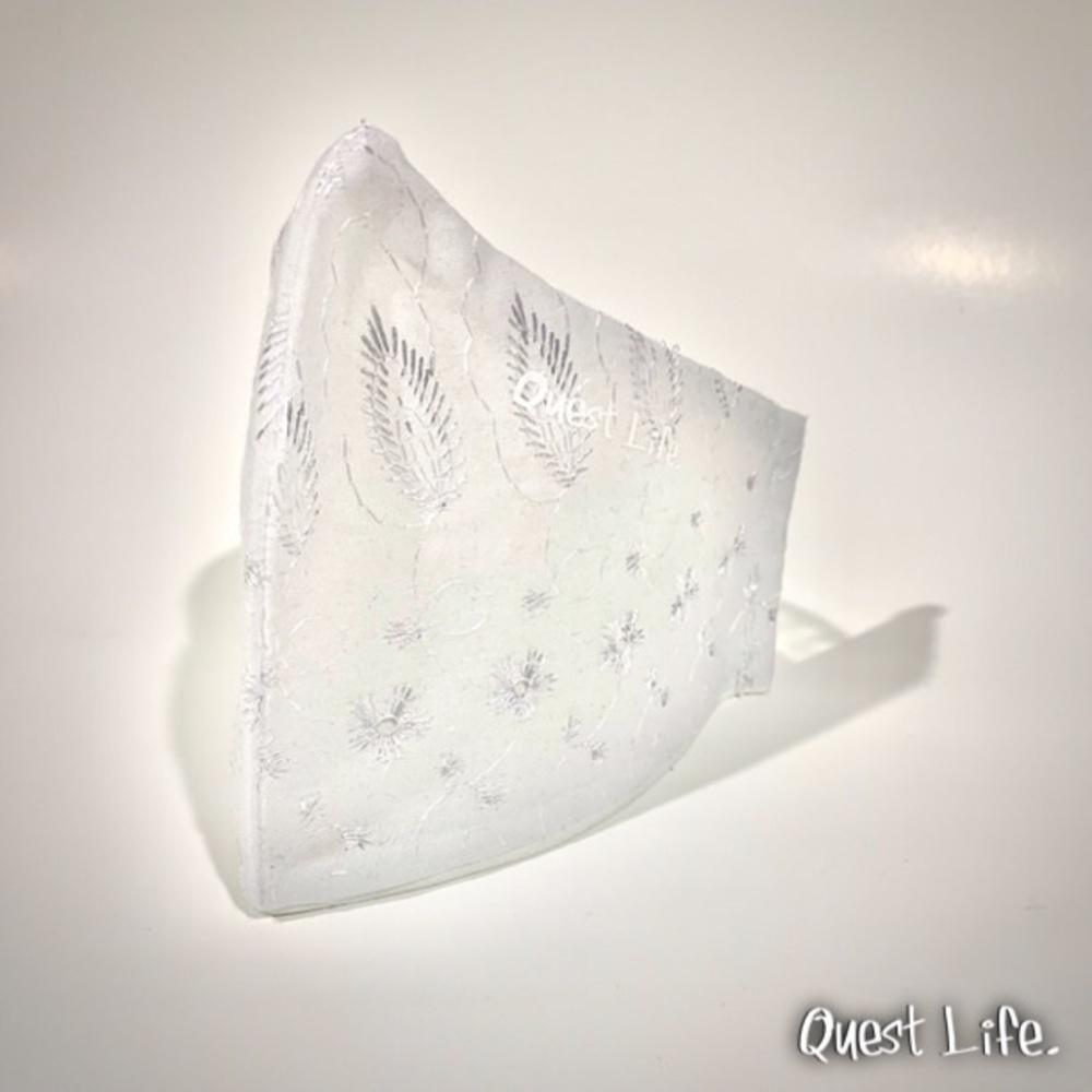 White Cotton Protective face mask